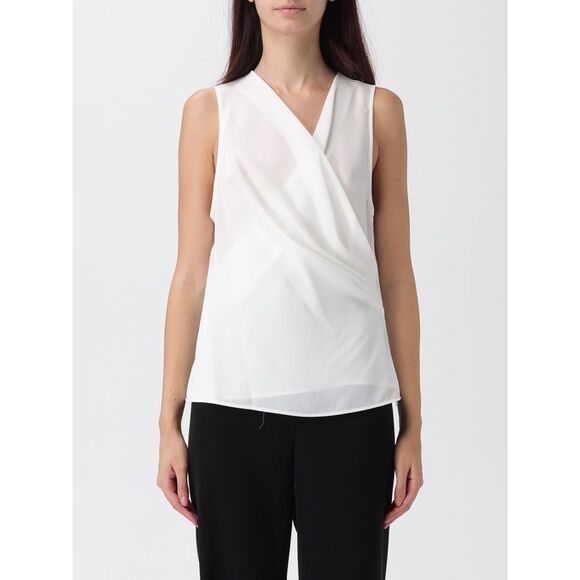 Emporio Armani Top Woman Yellow Cream